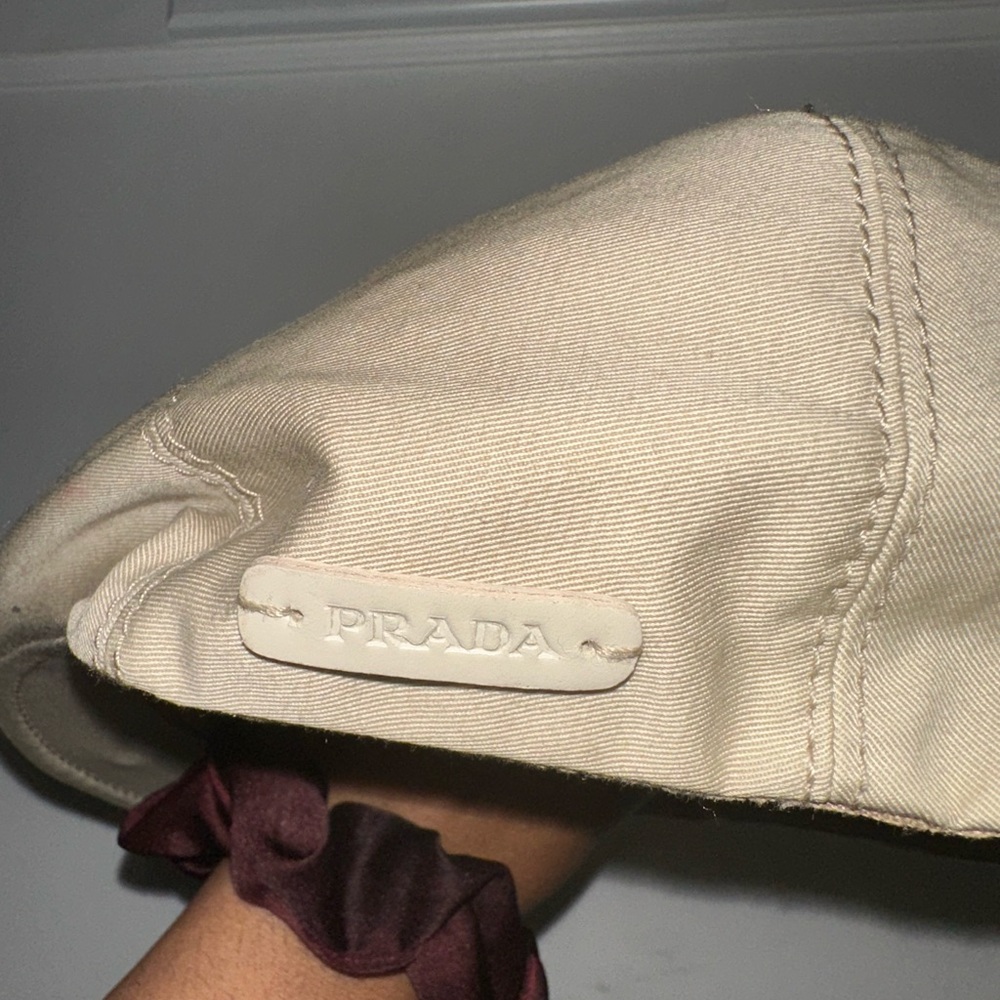 Prada Classic Tan Flat Cap - Picture 6 of 16